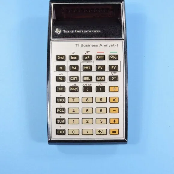 Vintage Texas Instruments Calculator Business Analyst - For Repair, Battery Dead - Picture 3 of 13